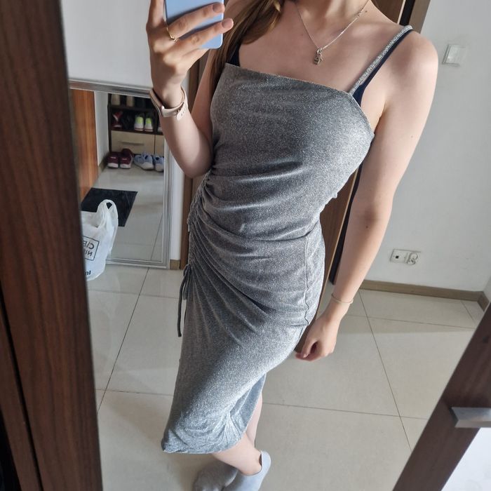 Sukienka sylwestrowa błyszcząca M