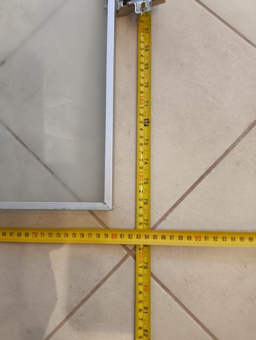 Ikea Billy drzwi szklane z wzorem listnym