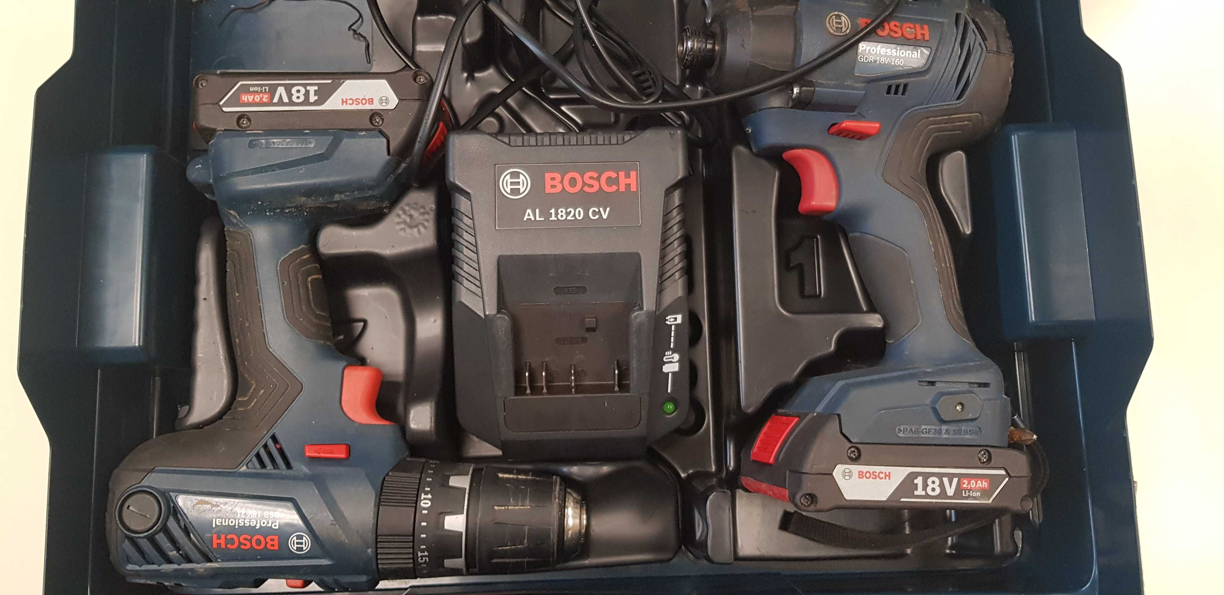 Bosch KIT COMBO 18V GSB 18V-21 + GDR 18V-160 Professional