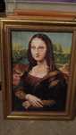 Obraz Mona Lisa wyszywany haftem krzyżykowym