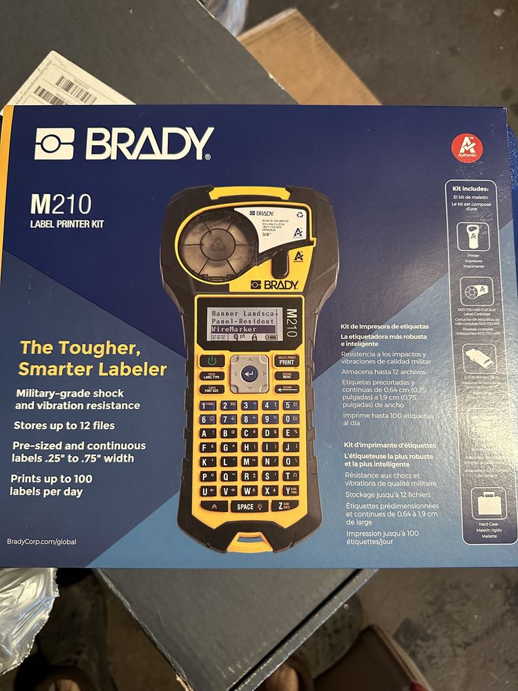 Принтер етикеток Brady M210