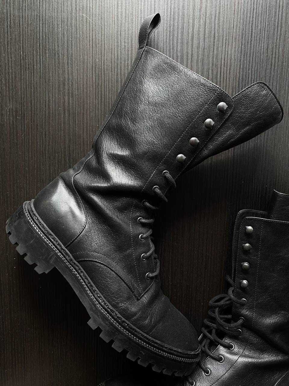 Женские кожаные ботинки берцы Inch2 Combat Boots