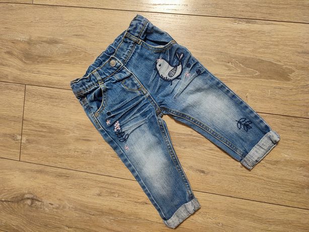 Детские джинсы на маленькую девочку 80р, джинси на дівчинку