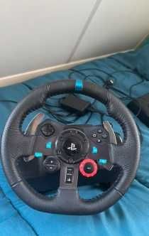 Logitech G29 + Shifter + pedały – komplet, sprawny