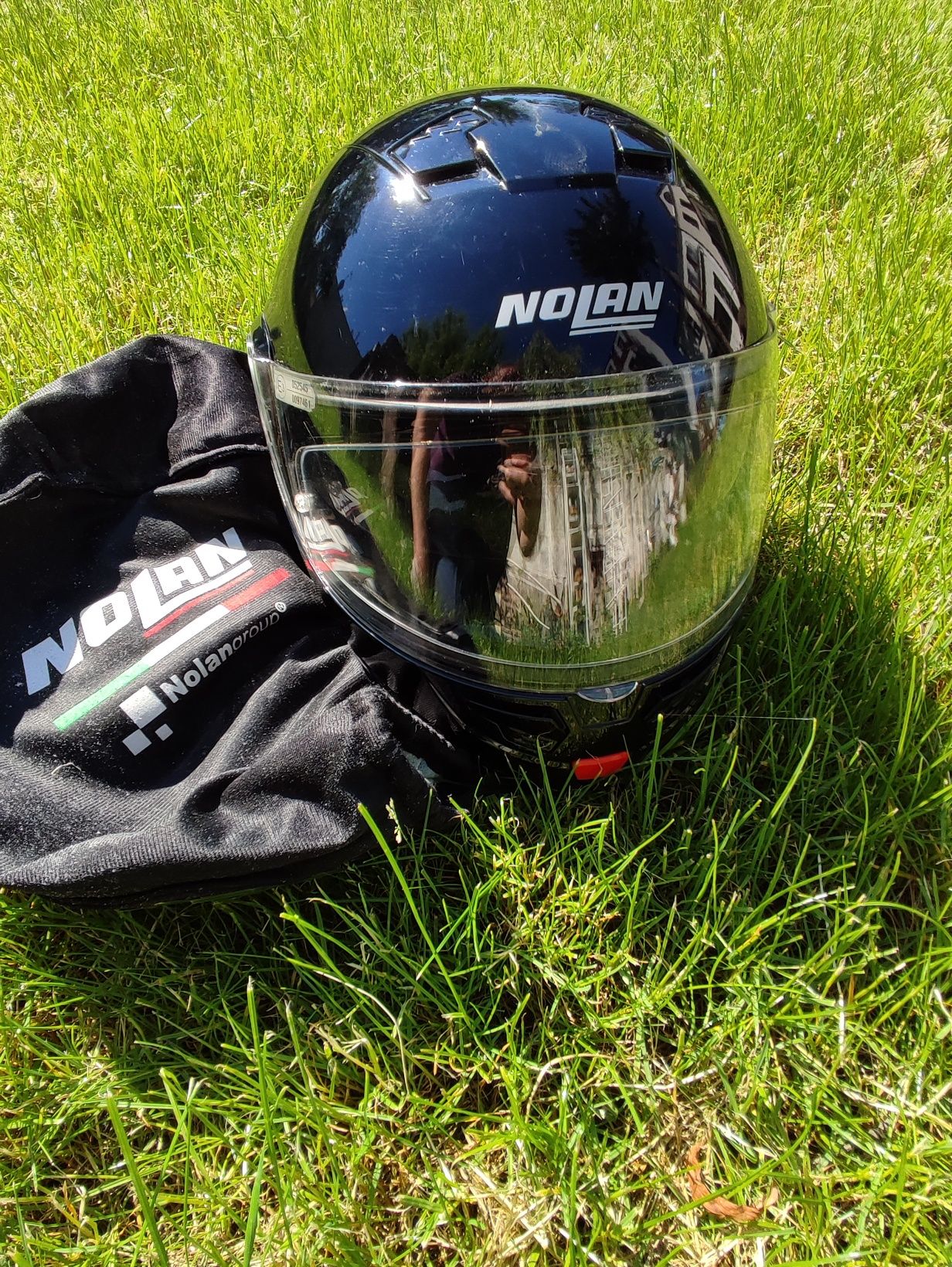 Kask motor nolan czarny