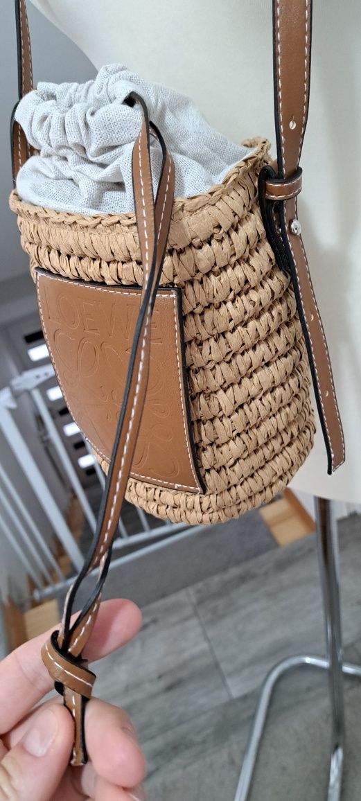 Loewe torebka raffia