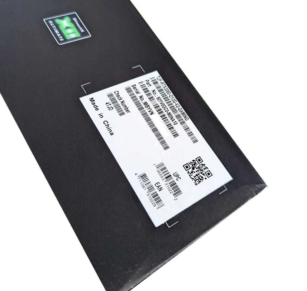 ASUS GeForce TUF RTX 3060 V2 Gaming OC 12GB GDDR6