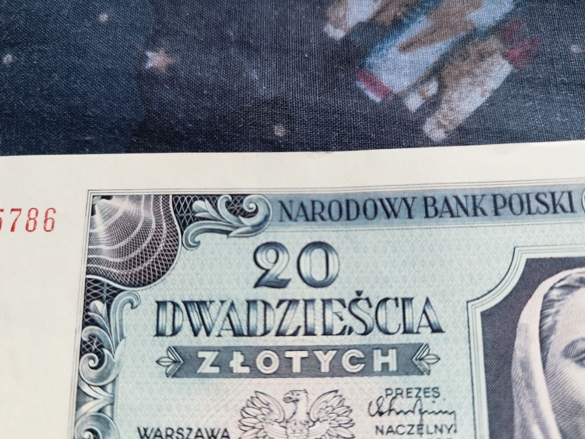 Banknot 20 zł 1948 UNC HR