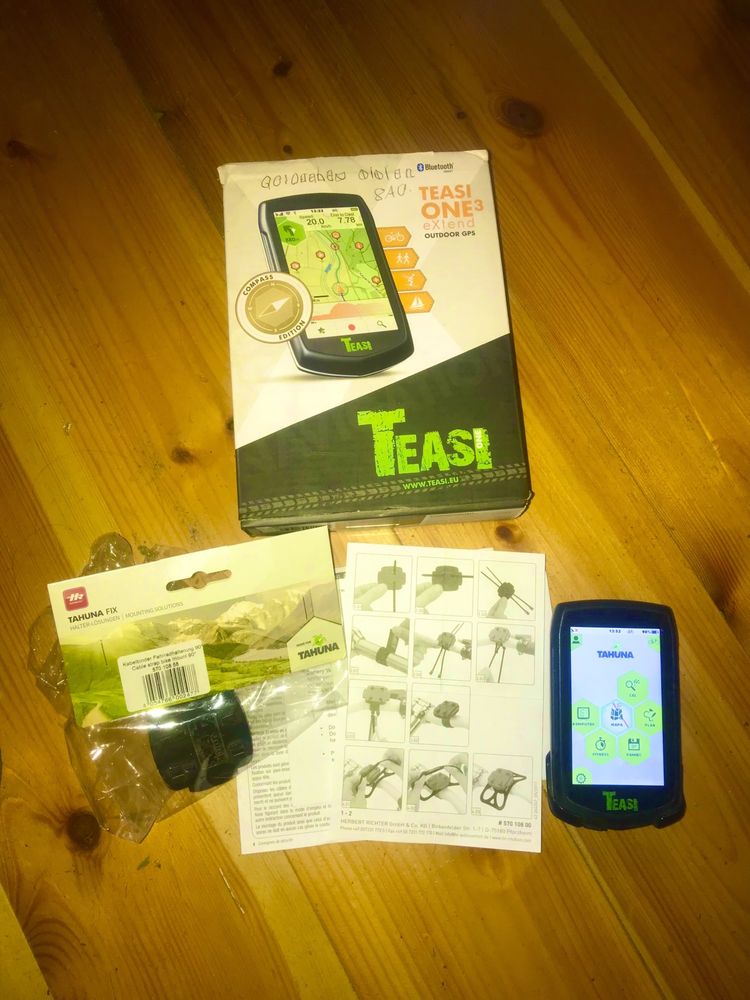 Teasi One3 nawigacja rowerowa gps