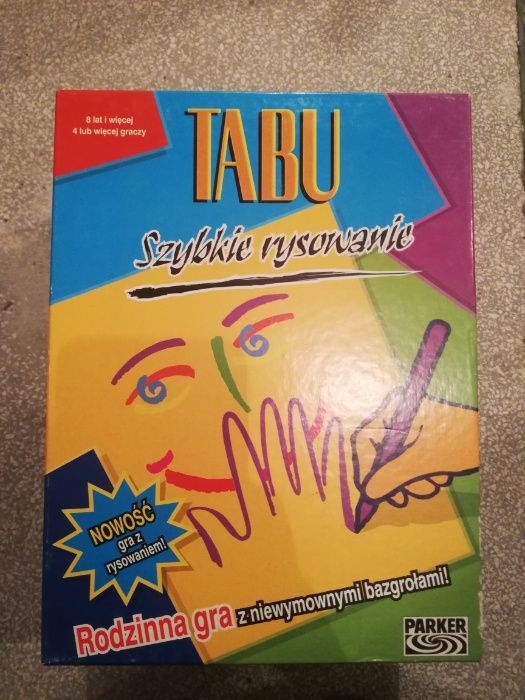 Tabu - szybkie rysowanie, gra planszowa