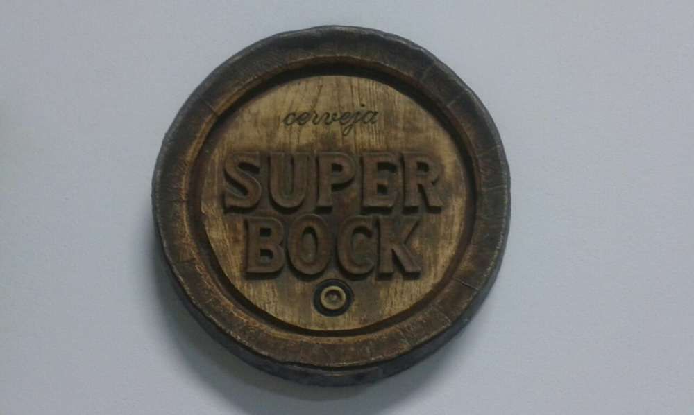 Publicitario super bock (com diametro 40 cm)