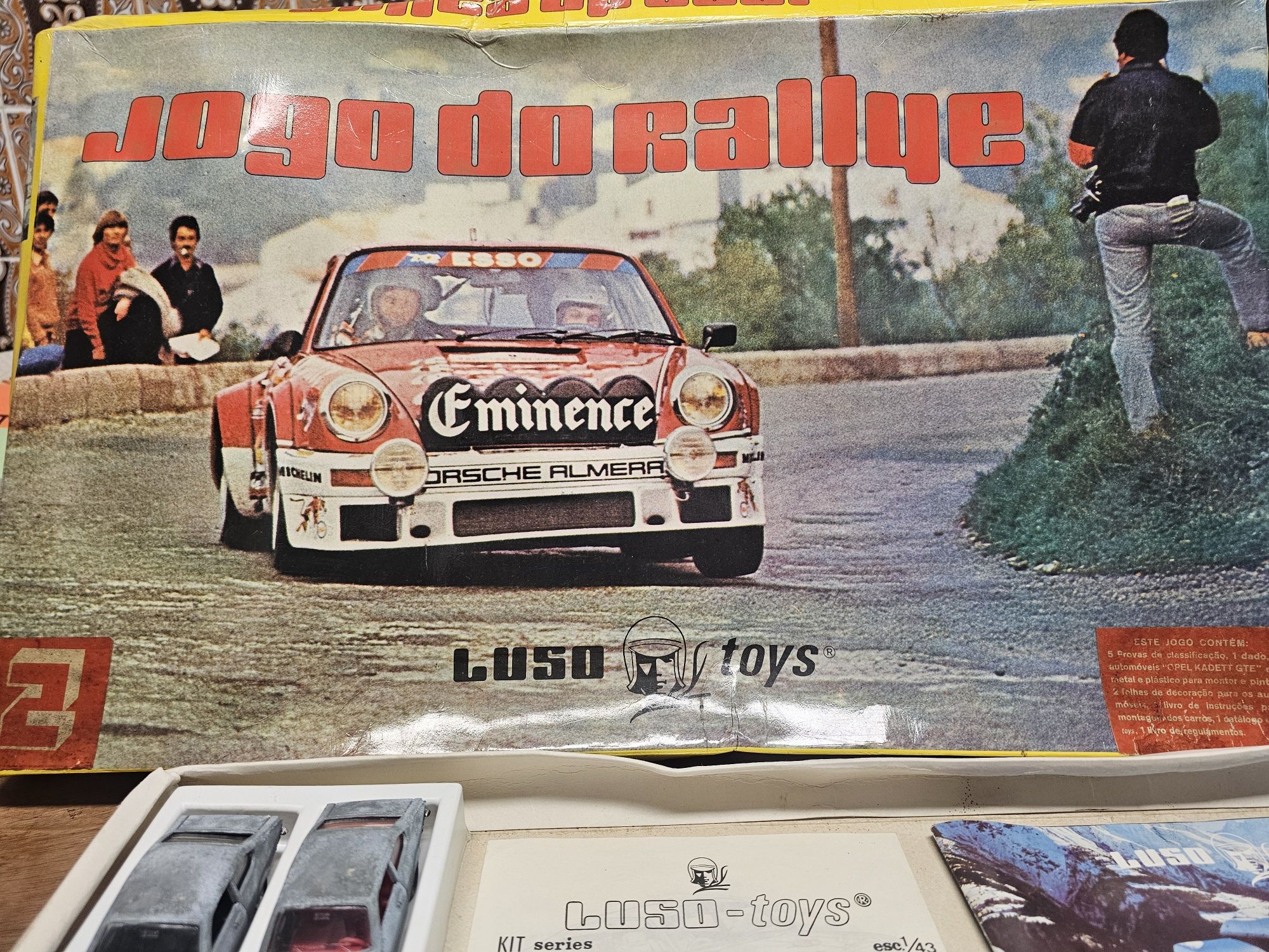 Jogo do rallye - vintage - Luso Toys