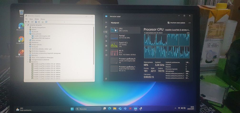 Laptop Lenovo ideapad 330s stan idealny