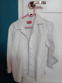 Biała bluzeczka 110 - 116