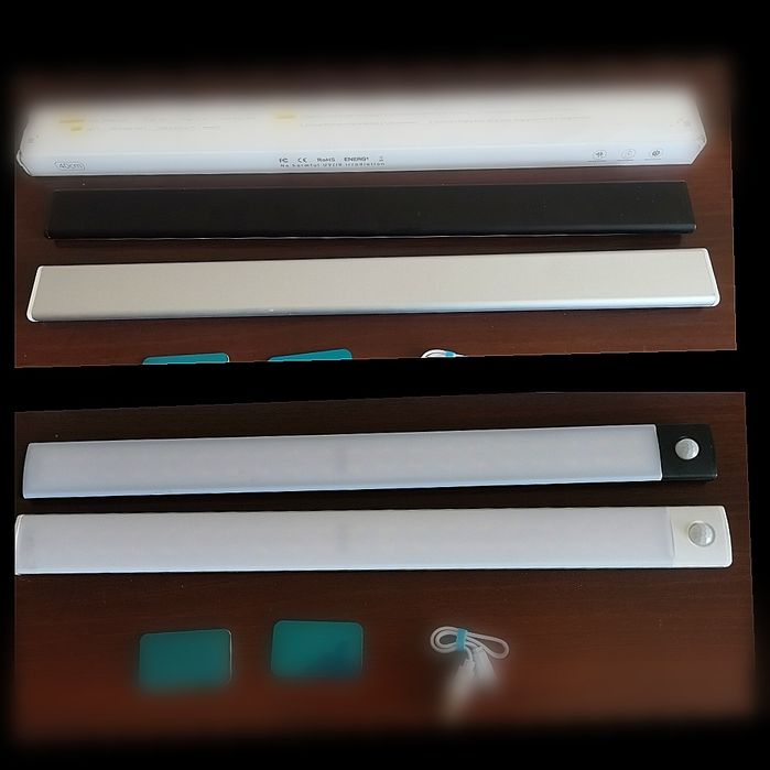 Акумуляторна Led лампа з датчиком руху, Лампа нічник 13 кол. пульт ДК.