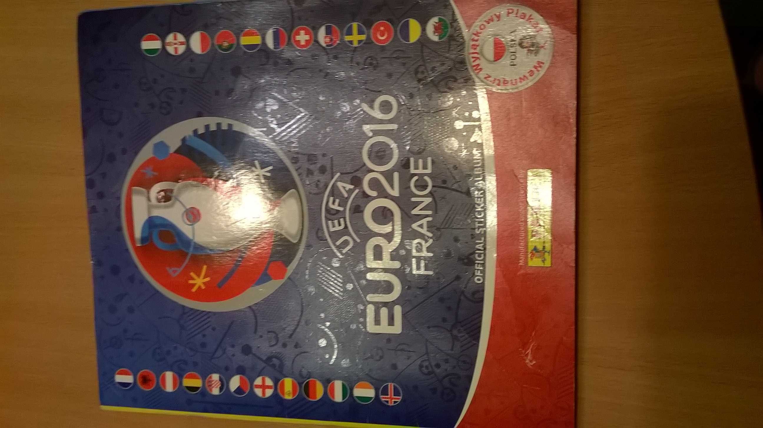 naklejki UEFA EURO 2016 France + czysty album / karty z piłkarzami