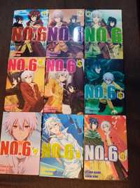 NO.6 tom 1,2,3,4,5,6,7,8,9 Manga  Atsuko Asano.  1 sztuka 15zl.