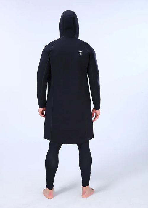 Kurtka płaszcz neoprenowa z kapturem do nurkowania surfing EU 52 L