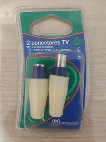 2 Conectores TV (selado)