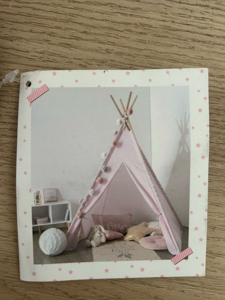 Tenda Tipi Rosa Homa 160X120cm