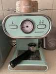 Maquina de cafe verde
