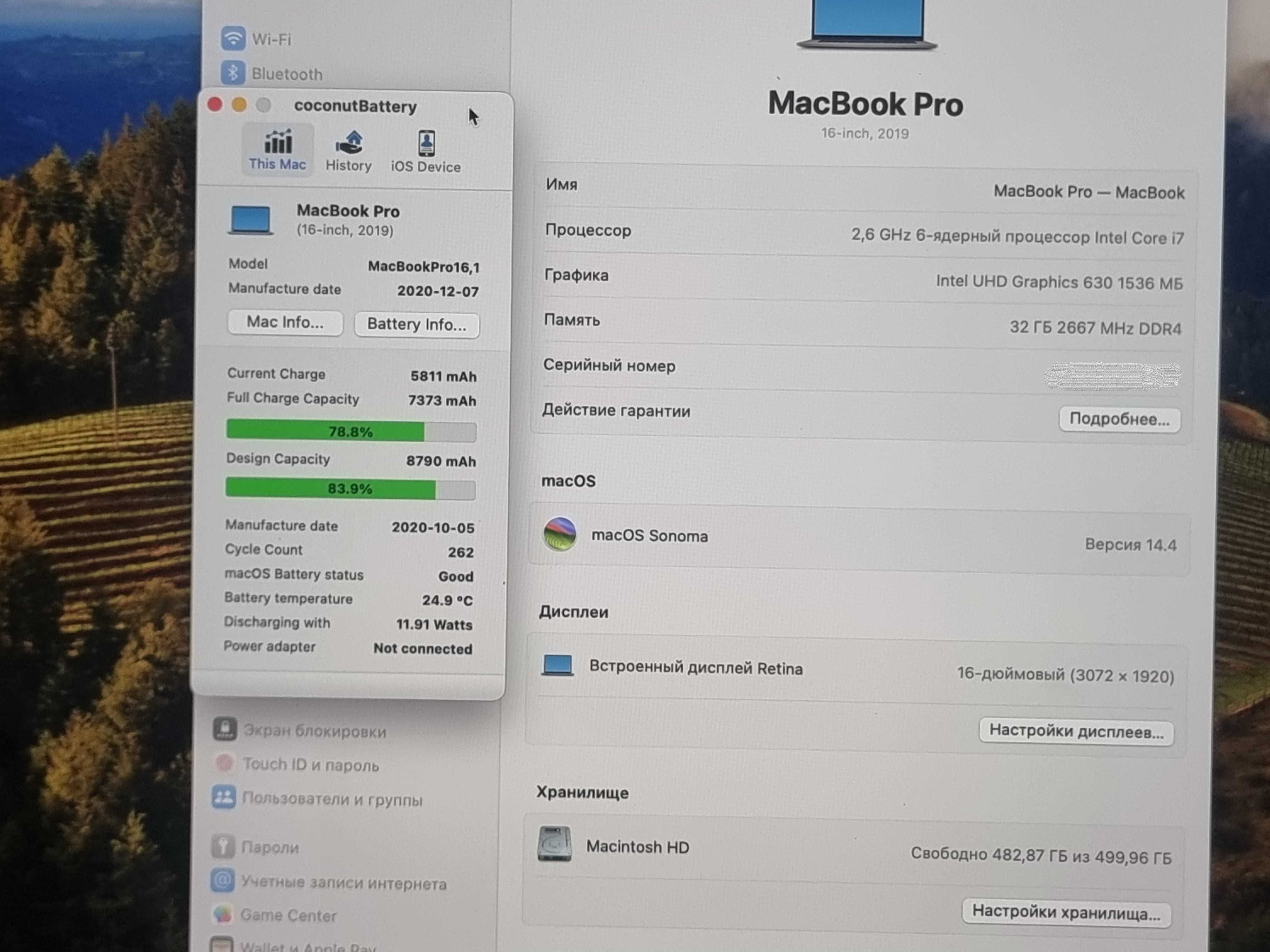 MacBook Pro 16’’ 2019 Custom (A2141) i7/ 32/512 /Pro 5300M 4GB   (#1)