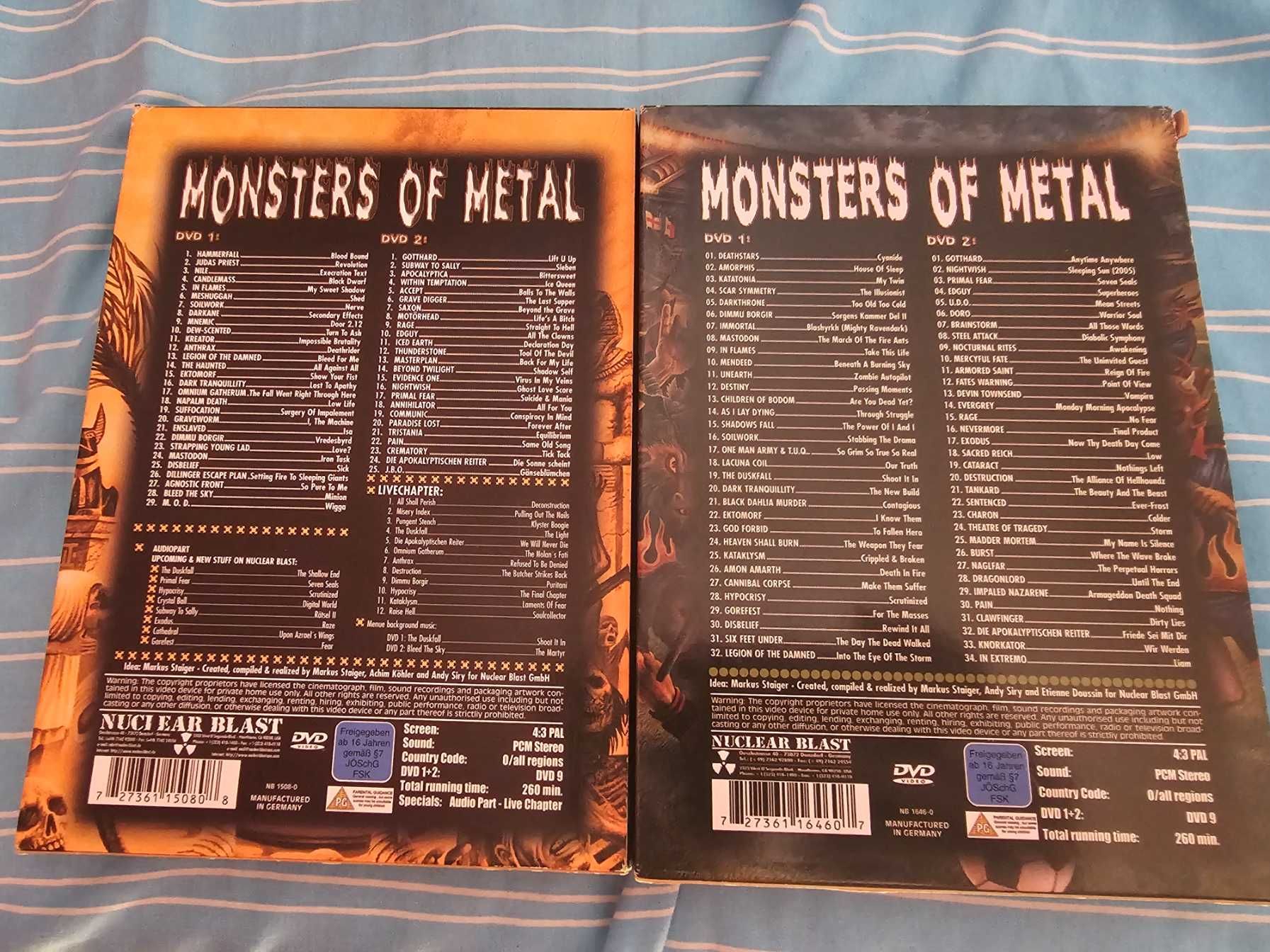 Monsters Of Metal Vol.4 e Vol.5 (4DVD)
