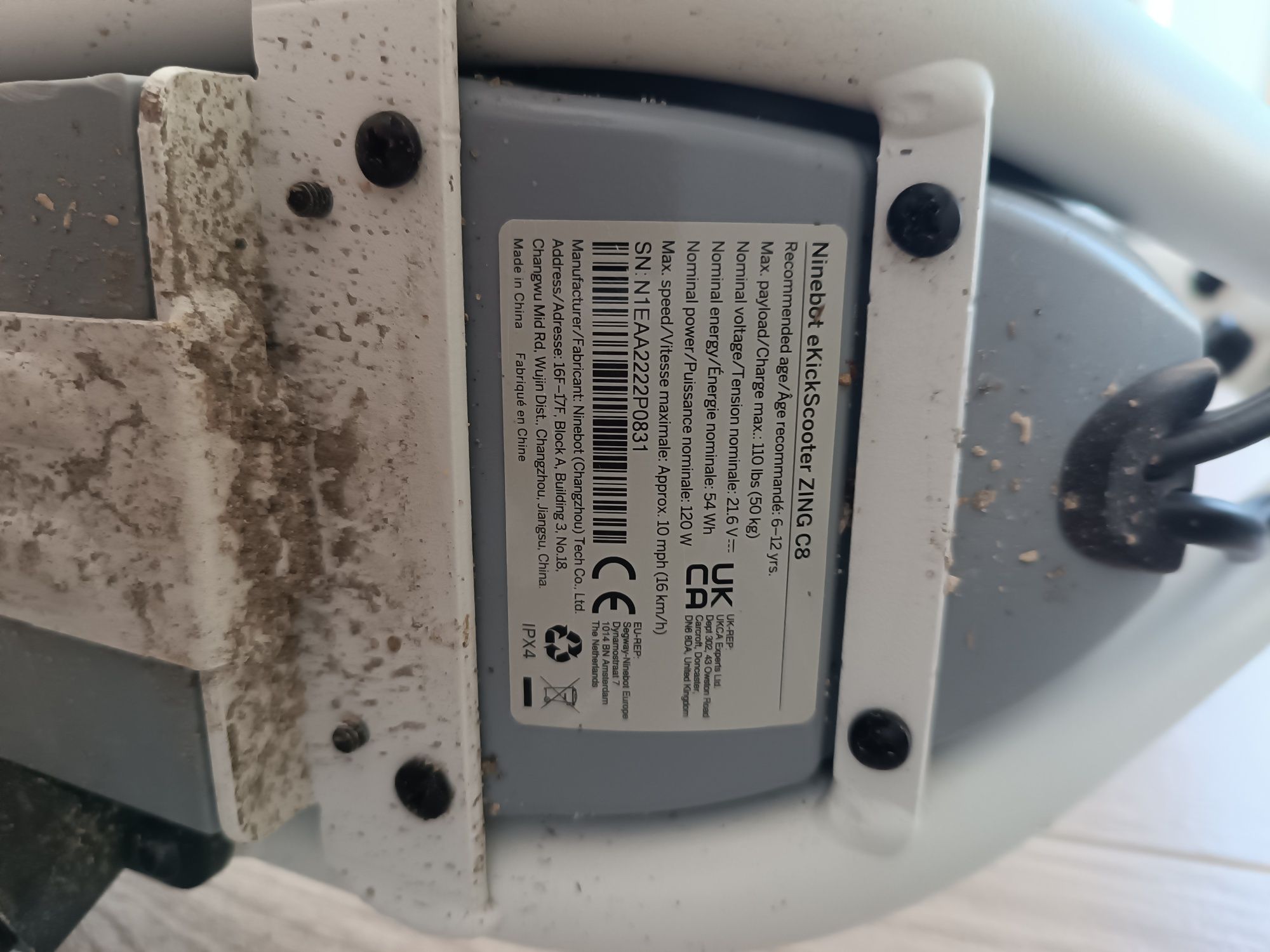 Trotinete Elétrica Ninebot by Segway Zing C8
