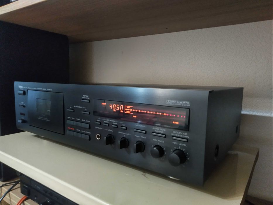 Yamaha KX 670 Cassette Tape Deck, 3 головки, закритий тракт