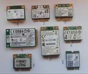 Karty wifi WLAN laptopy Dell Lenovo HP MSI Sony Acer - 12 sztuk