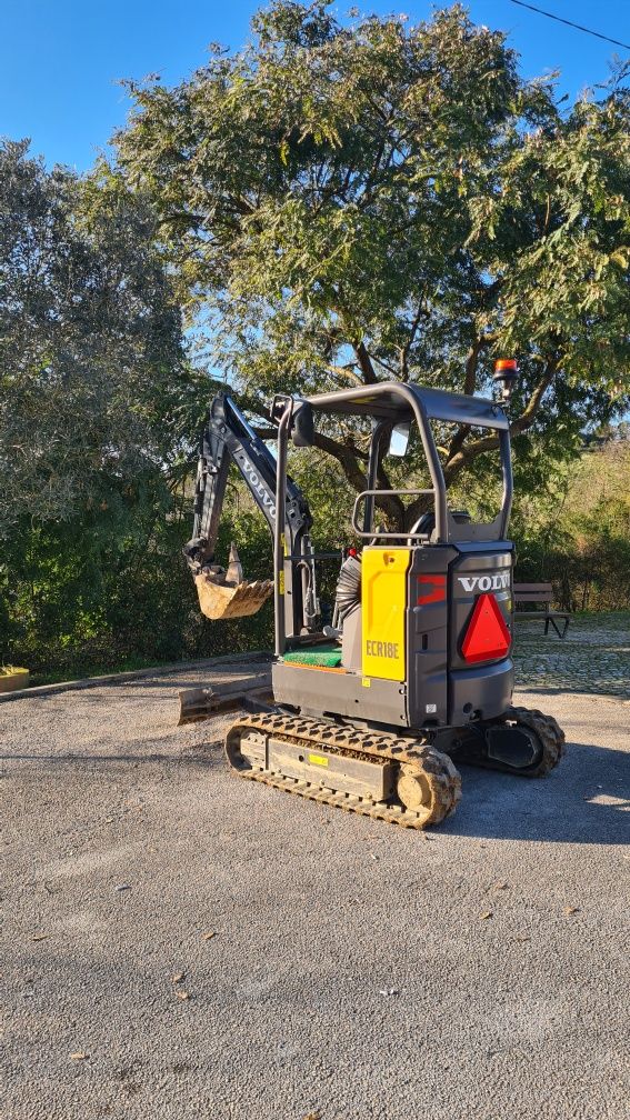 Serviço Mini giratoria com manobrador