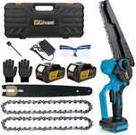 Motosserra 2 bateria, 2 guias e 2 correntes