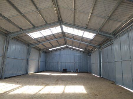 Hala stalowa magazyn blaszany 14x35x5m490m2