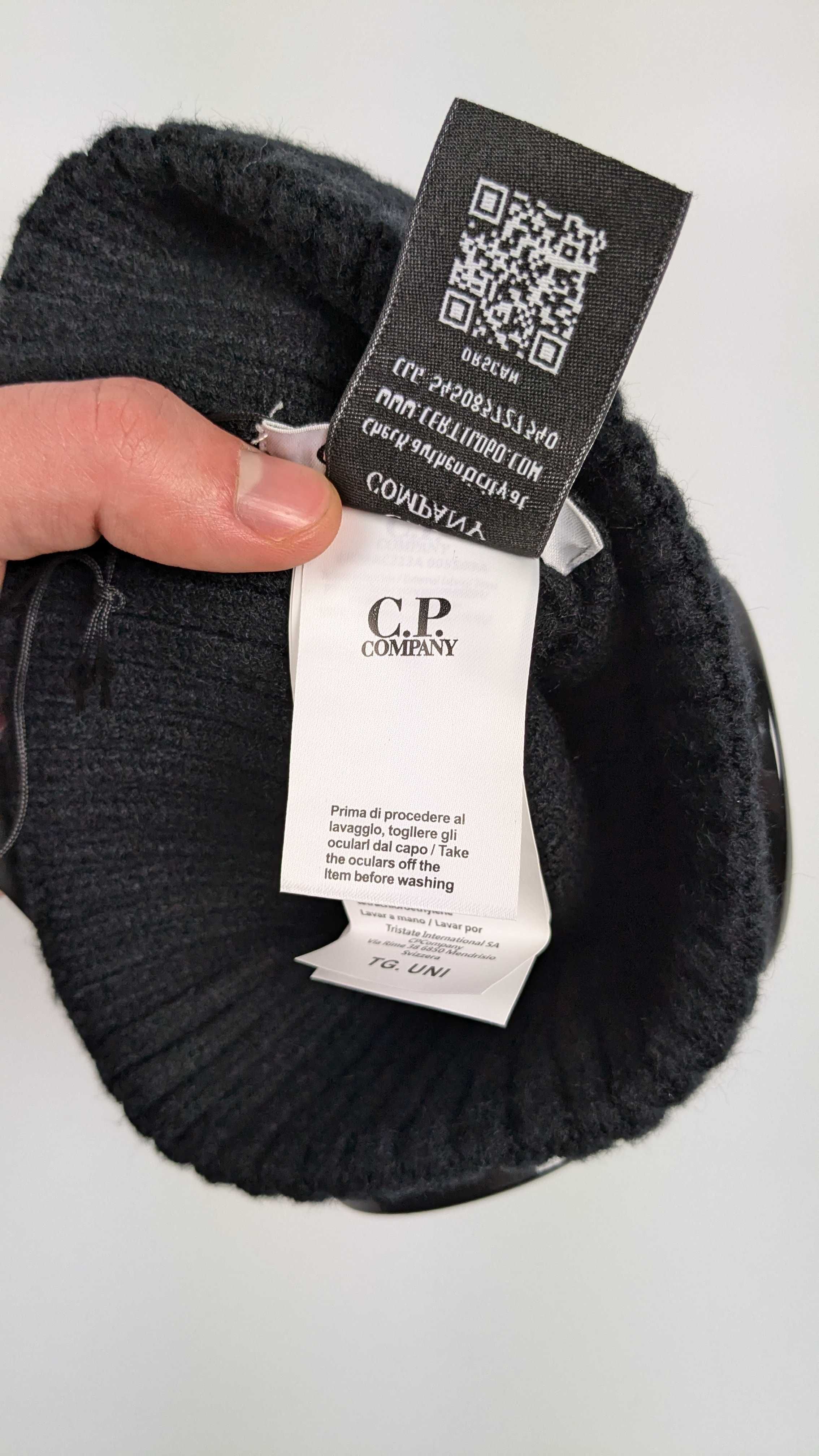 Шапка С.P Company, шапка CP Company, шапка СП компані з однією лінзою