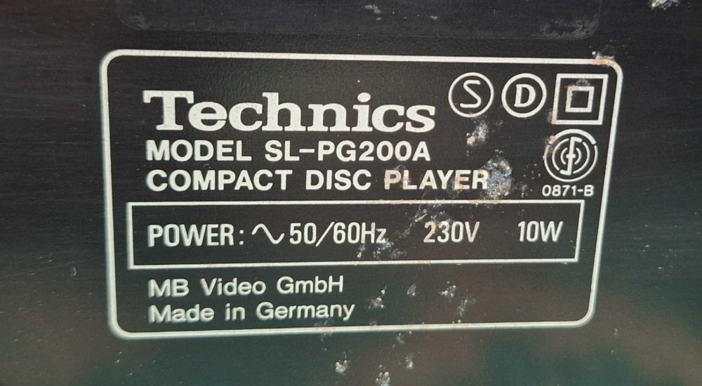 Sprawny Odtwarzacz CD m-ki Technics SL-PG200A WYSYŁAM Olx