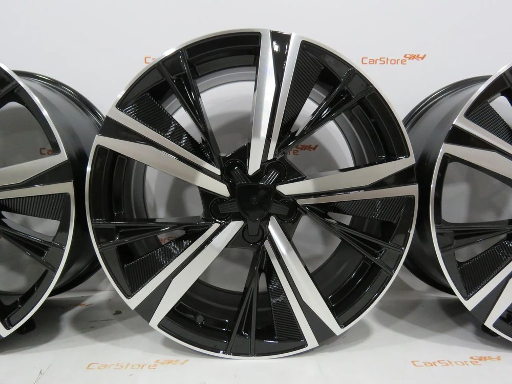 Jantes Look Peugeot GT Line 18 x 8 et 45 5x108 Preto + Polido