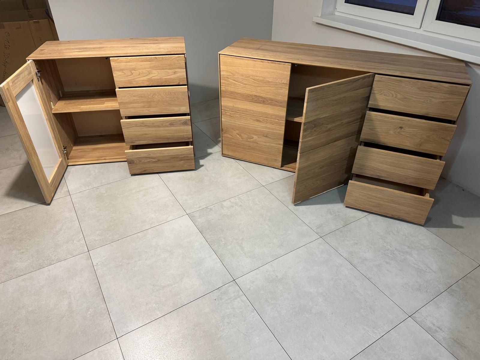 Nowe drewniane komody