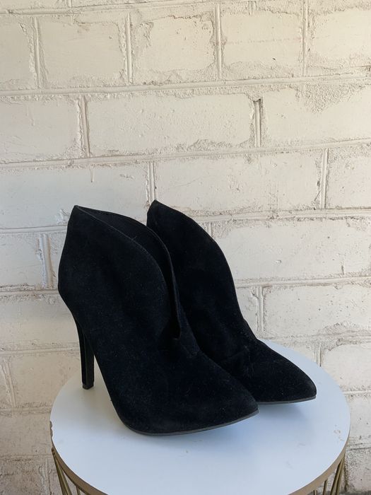 Напівчоботи замша