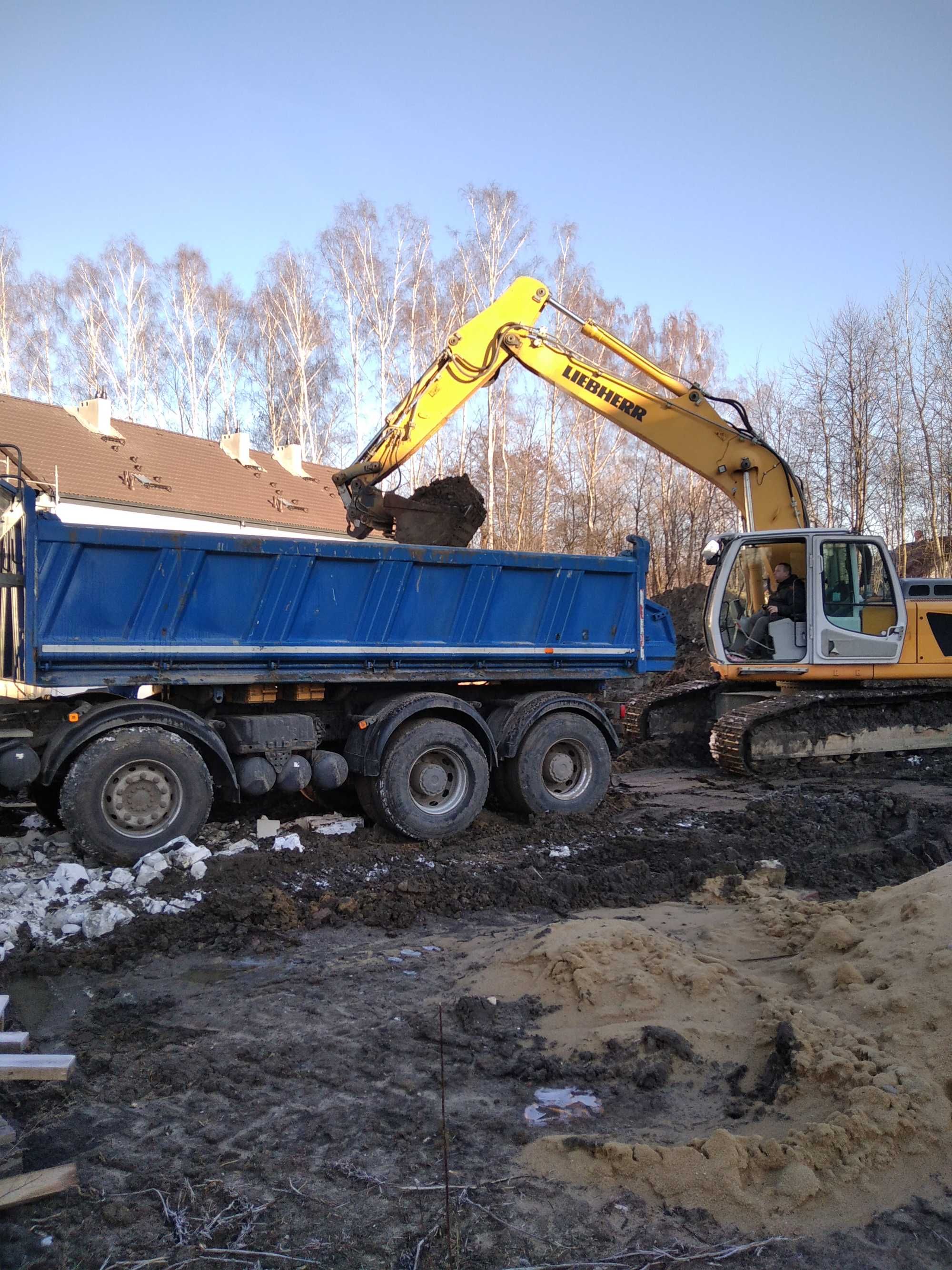 transport wywrotka wywóz gruzu ziemi 20 ton usługi transportowe