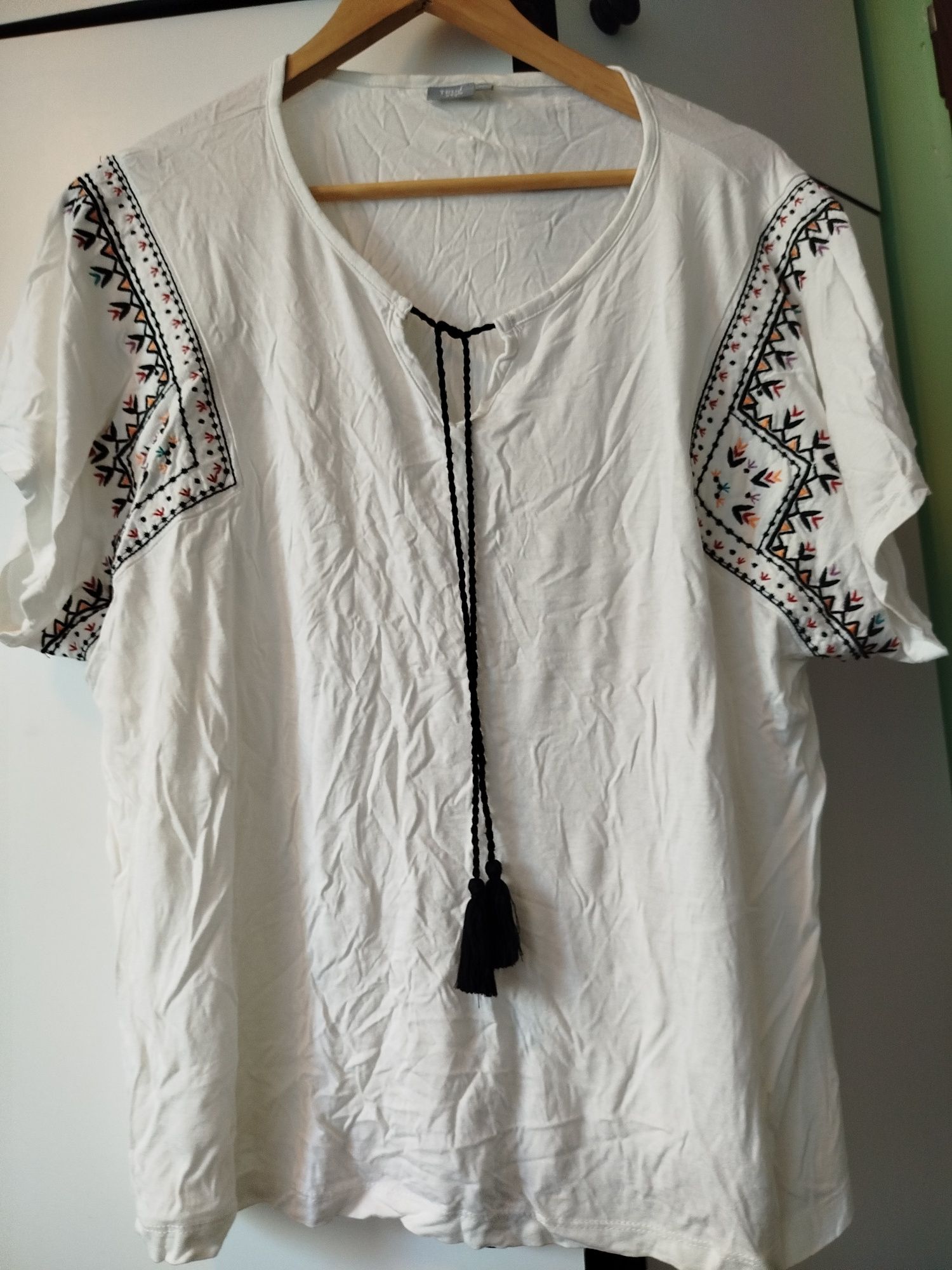 Biała bluzka Boho True style 40 42 L