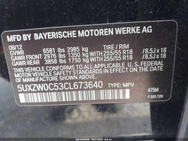 BMW X5 XDrive 35D 2012