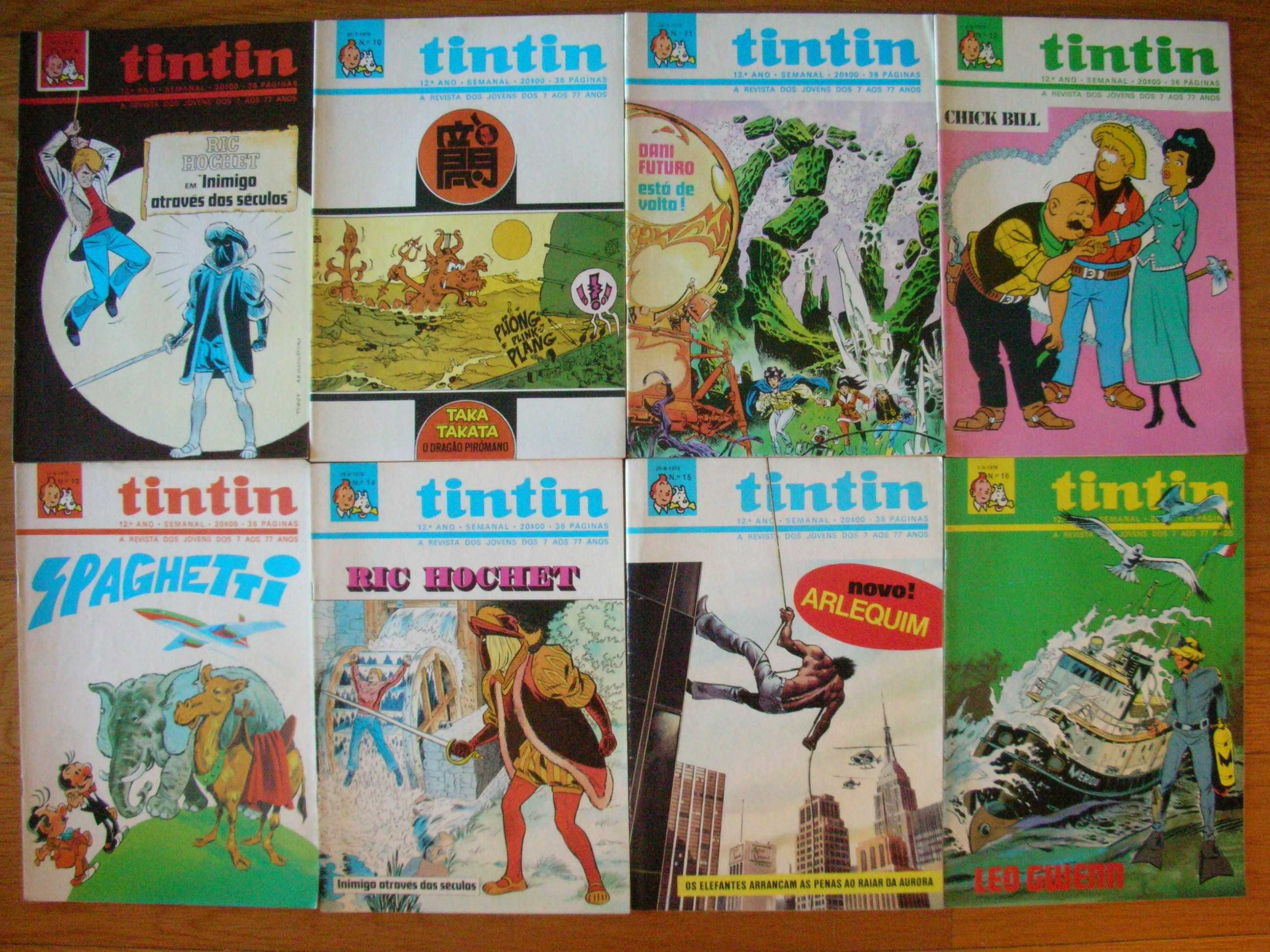 Revista Tintin Ano 12 completo (52 revistas)