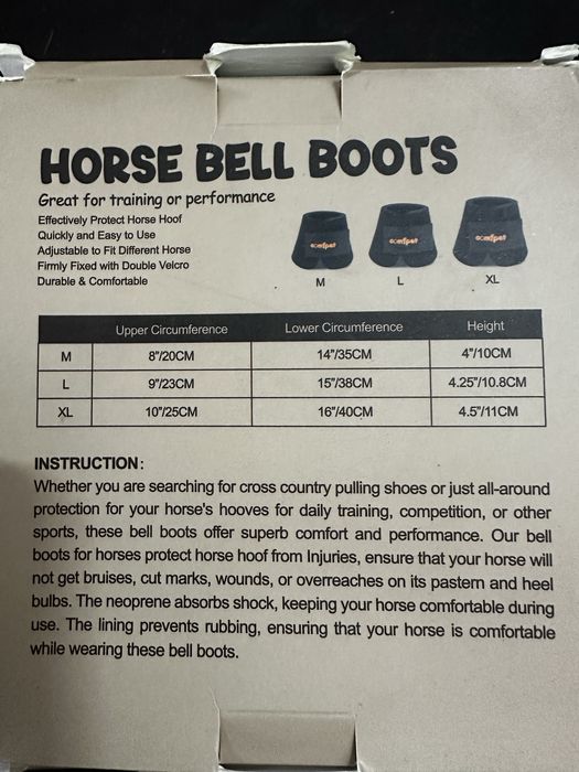 для копит коней, черевики для коней, товсті неопренові