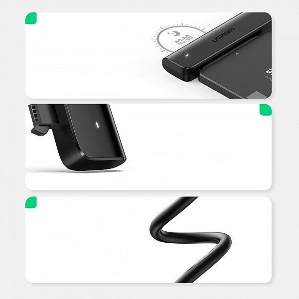 Ugreen adapter przejściówka dysku HDD SSD 2,5'' SATA III 3.0 - USB Typ