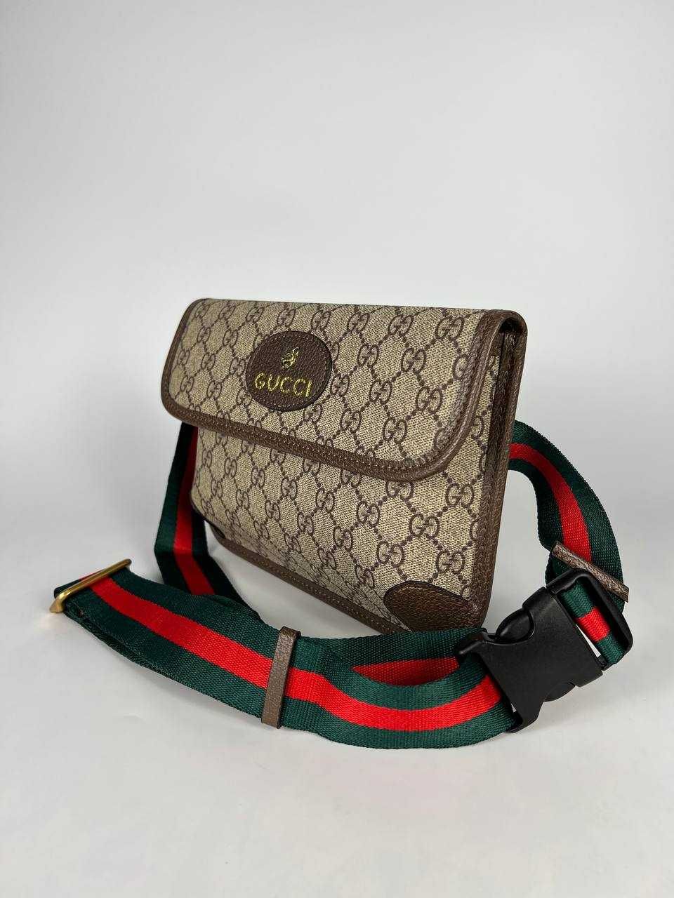 Мужская сумка-бананка Gucci — минимализм и статус в одном образе