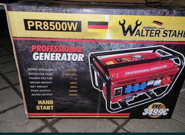 Бензиновый генератор 3.5 кВт Walter stahl 8500W 3,5 кВт