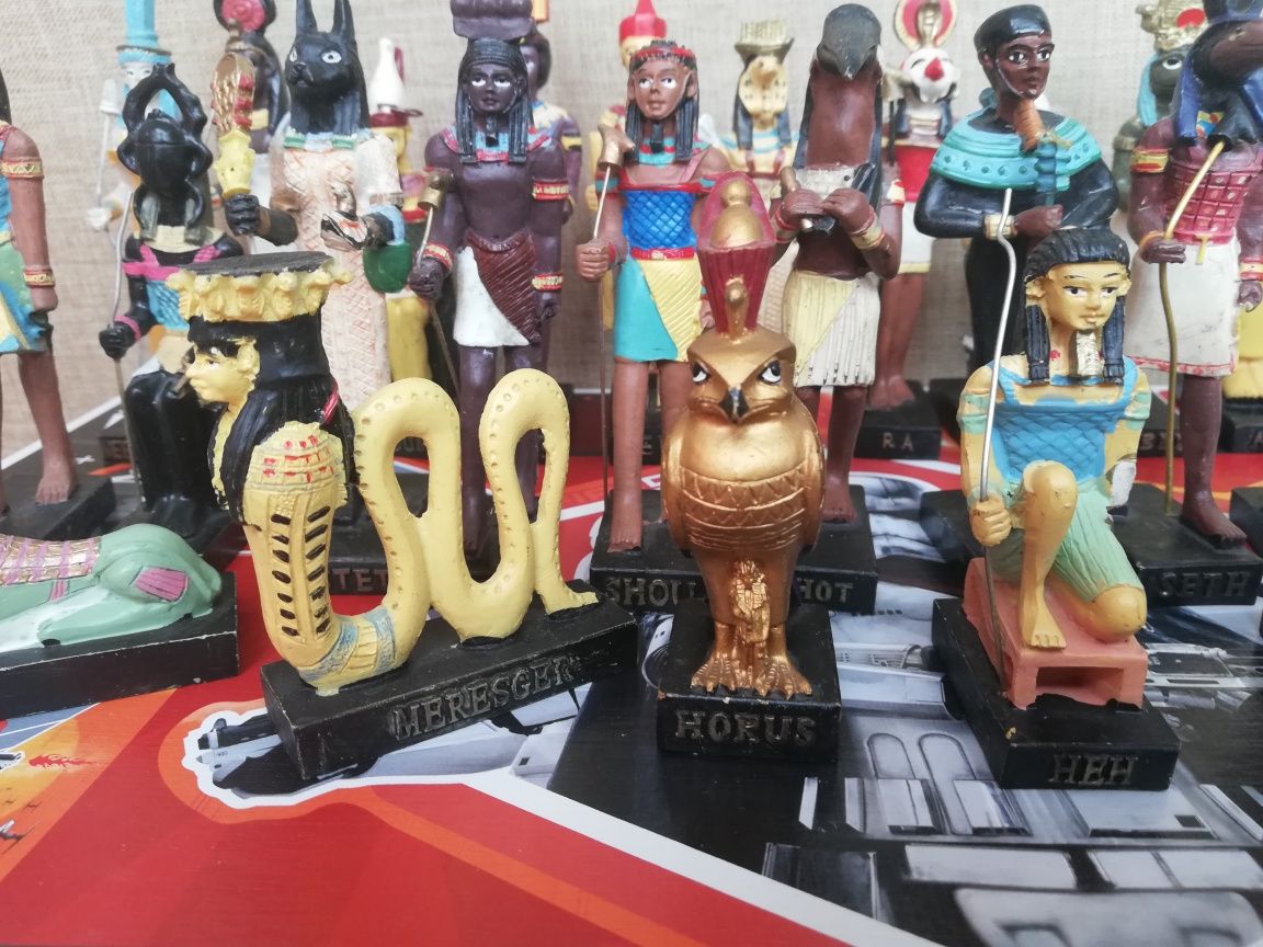 Figurki Bogów Egipskich 25  szt