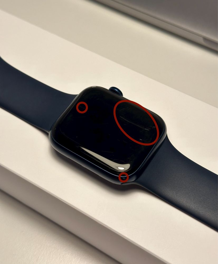 Apple Watch / Smartwatch series 6 seria 6 gps niebieski granatowy