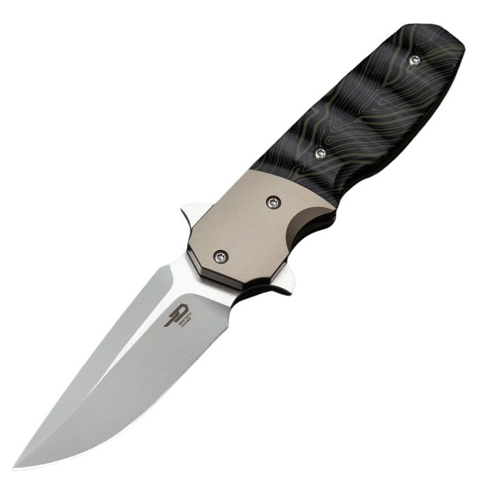 Nóż składany Bestech Freefall Bronze Titanium/Black-Green G10,