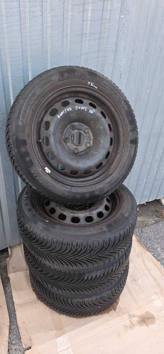 Koła felgi opony zima Audi A4 B6 B5 A6 C5 VW 5X112 16" kpl